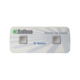 Balboa 10318 Overlay, Spaside, Balboa M2/M3, Auxilliary, 2-Button, No Readout
