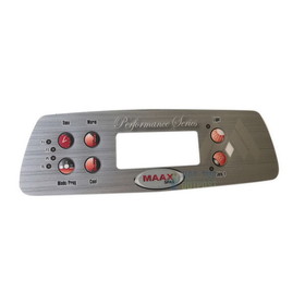 Coleman/Maax 107734 Overlay, Spaside, Coleman 460, 6-Button, Time-Warm-Light, Mode/Prog-Cool-Jets1, For 103741