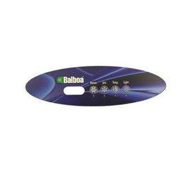 Balboa 11521 Overlay, Spaside, Balboa MVP/VL260, 4-Button, Blower-Jets-Temp-Light