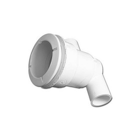 Waterway 210-5960 Body Assembly, Jet, Waterway Poly Jet, Ell Body, 3/4"S Water x 1/2"S (1"Spg) Air, 2-5/8" Hole Size w/ Wall Fitting