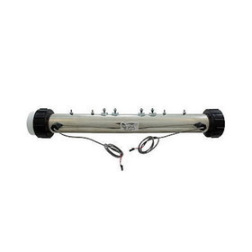 Hydro-Quip 26-0054AF-M7-KS Heater Assembly, Hydro Quip, 11.0kw, 230v, 2.25" x 19.25, W/M7 sensors, Flow Through, For the ES/CS8700