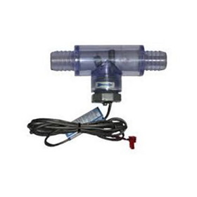Hydro-Quip 34-0221 Flow Switch, 3/4" Barb x Barb Clear Tee