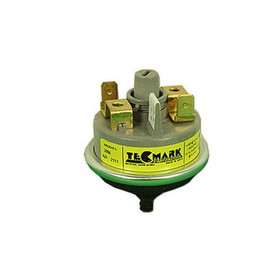 Tecmark 3906 Pressure Switch, Tecmark, SPST, 1 Amp, 1-5 Psi, 1/8"-3/16" Barb