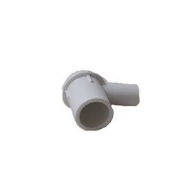 Waterway 411-3480 Fitting, PVC, Smooth Barb Ell Adapter, 90&#176;, 3/4"SB x 1"Spg