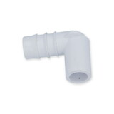 Waterway 411-3500 Fitting, PVC, Ribbed Barb Ell Adapter, 90°, 3/4