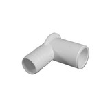 Waterway 411-4060 Fitting, PVC, Ribbed Barb Ell Adapter, 90?°, 3/4