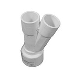 Waterway 413-4140 Fitting, PVC, Special Wye, 22.5°, 1-1/2