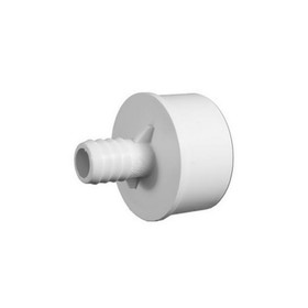 Waterway 413-4520 Fitting, PVC, Ribbed Barb Adapter, 3/4"RB x 2"Spg