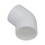 Lasco Fitting 417-020 Fitting, PVC, Ell, 45°, Slip, 2"S x 2"S