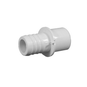 Waterway 425-1030 Fitting, PVC, Ribbed Barb Adapter, 3/4"RB x 1/2" s - 3/4"Spg