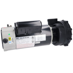 LX 48WUA2002C-II (NF) Pump, LX, 2.0HP, 230V, 2-Speed, 10A, 2" In/Out, 48 Frame, Baseless/No Feet