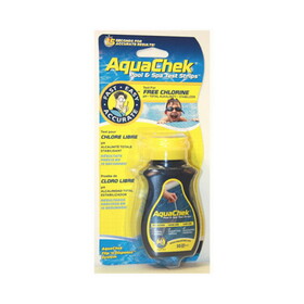 AquaChek 511242A Water Testing, Test Strips, AquaChek, Test Strips, Free Chlorine, pH, Alk & Cyanuric Acid, 50 Per Bottle
