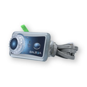Balboa 51219 Spaside Control, Balboa Analog Duplex, 1-Button, Knob-P1/BL/LT