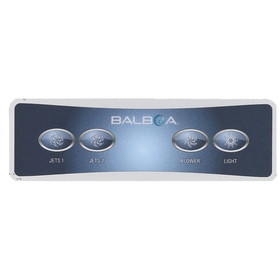 Balboa 51574-01 Spaside Control, Balboa Auxiliary, 4-Button, No Readout, Pump1-Pump2-Blower-Light