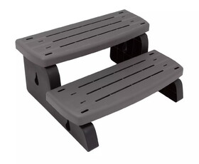 Waterway Steps 535-2209-CHC Steps,WATERWAY,2 Tiered Spa Step,33",Charcoal