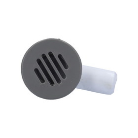 Waterway 640-0427 Drain, Waterway, 2"Face, 90&#176;, 3/4"Barb, 1-1/4"Hole w/Cover, Gray