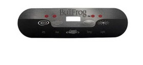 Bullfrog Spa Keypad Overlay Overlay, Bullfrog Spa, 1 Pump, Select-1, 2004-2007