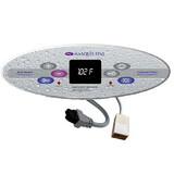 Marquis Spa MTSUV 6-Button Topside 650-0523 Spaside Control, Marquis (Balboa) MTSUV (2003 Only), Oval, 6-Button, LCD, No Overlay, w/8 Pin Molex Plug & Zone Button Pigtail