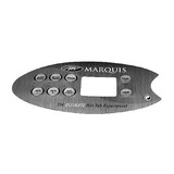Marquis Spa 650-0683 Overlay, Spaside, Marquis, MQ554, Oval, 8-Button, Quiet Soak-Soak Timer-Mode-Temp Up, Jets1-Jets2-Light-Temp Down