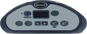 Jacuzzi J-300 Rectangular Keypad 6600-383 Keypad, Jacuzzi J-300, 2-Pump LCD Panel, 06/2018+