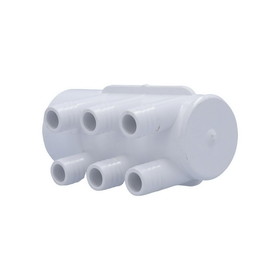 Waterway 672-7180 Manifold, PVC, Waterway, 2"S x Dead End x (6) 3/4"RB Ports