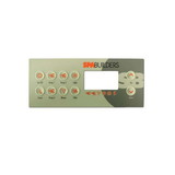 Gecko Alliance 9916-100723 Overlay, Spaside, Gecko TSC8, 10-Button, Pump1-Pump2-Pump3-Econ, For 0201-007153