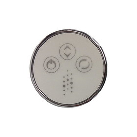 CG Air CG-TMS3-KRCC03-CP Spaside Control, CG Air Systems, TMS Round, 3-Button, For Variable Bath Pump, Chrome