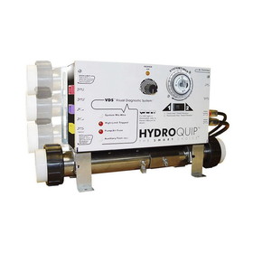Hydro-Quip CS6009-US2 Control System, Air, HydroQuip CS6009US2 Slide, Conv. 1.4/5.5kW, Pump1, Pump2, Blower, Light, w/ Time Clock, w/ Molded (J&J Style) Cords
