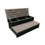 Confer Plastics Inc. LASS36-SC-P Steps, Confer, Deluxe Storage, 36" Wide, Portobello, With Black Sidewalls And Supports