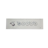 CG Air MTI/LED-TS-BV/CH-V5 Spaside Control, CG Air Systems, MTI Whirlpool, Rectangle, LED, 5-Button, Variable Blower, Chromatherapy