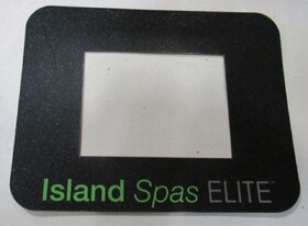 Artesian Spa Overlay Elite Spa Touch 1 OP11-1901-08 Overlay,Island Elite SpaTouch 1