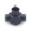 Grid Controls V3000 Diverter Valve, Grid Control, 3-Port, Horizontal, 1-1/2"S (2"Spg) w/ Handle