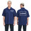 TOPTIE Add Your Logo Men's Short-Sleeve Work Shirt Industrial Poplin Work Shirt, Heat Transfer Logo