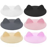 Aspire Cute Cup Covers, Cat Ears Food Grade Silicone Lids For Coffee Mug