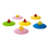 Aspire 6 PCS Silicone Hot Cup Lids, Lovely Fruit Mug Covers Party Accessories