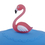 Aspire 6 PCS Passionate Flamingo Silicone Drink Cup Lids, Creative Mug Cover Airtight Seal
