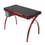 Studio Designs 10076 Futura Craft and Drawing Station with Adjustable Top and Storage in Red/Black Glass