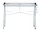 Studio Designs 10096 Futura Craft and Drawing Station with Tilting Top and Folding Shelf in White/Clear Glass