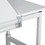 Studio Designs 10210 Graphix II Height Adjustable Split Top Drafting Workstation with 42" x 30" Tilting Top in White