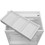 Studio Designs 13260 Gift Wrap/Craft Supply Storage Cart in White