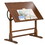 Studio Designs 13305 Vintage Wood Drafting Table with 42" x 30" Adjustable Top in Rustic Oak