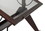 Studio Designs 13310 Aries Wood and Glass Drawing Table in Dark Walnut