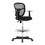 Studio Designs 18620 Riviera Height Adjustable Drafting Chair with Arms in Black