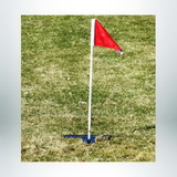Keeper Goals Corner Flags With Steel Base For Turf