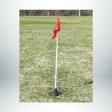 Keeper Goals Turf Corner Flags (With 6lb. Rubber Base)