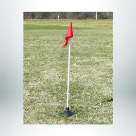 Keeper Goals Turf Corner Flags (With 6lb. Rubber Base)