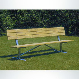 Keeper Goals Portable Bench With Wood Seats
