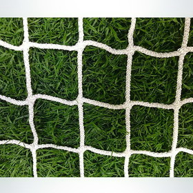 Keeper Goals 4' x 6' 3mm HTPP Small Sided Goal Soccer Nets (White)