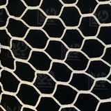 Keeper Goals 3mm HTPP Hexagon 8' x 24' Soccer Nets (White)