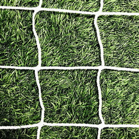 Keeper Goals 6'6" x 12' 3mm HTPP Soccer Nets (White)